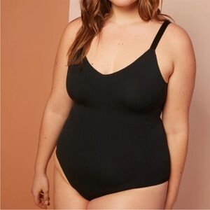 KNIX every bodysuit luxelift built-in bra smoothing shapewear black size XL